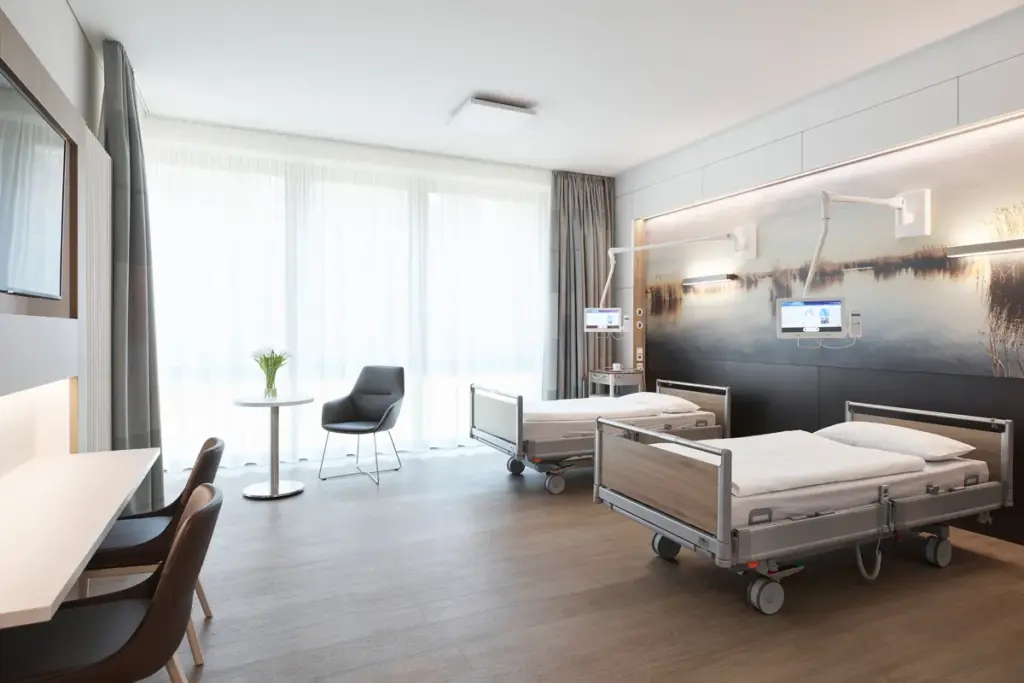 Doppelzimmer der Fachklinik Hornheide