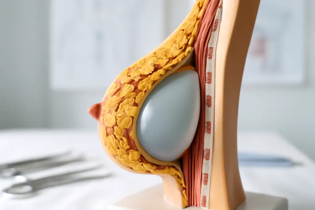 Brustrekonstruktion mit Implantaten nach Mastektomie